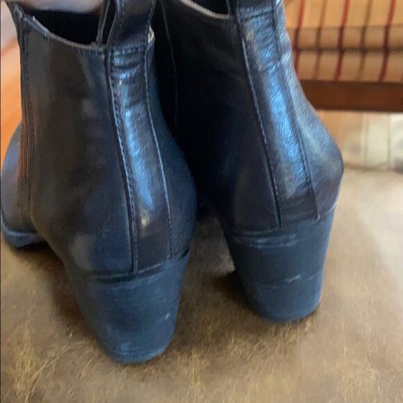 Nine West 9 black leather boots - Picture 5 of 5